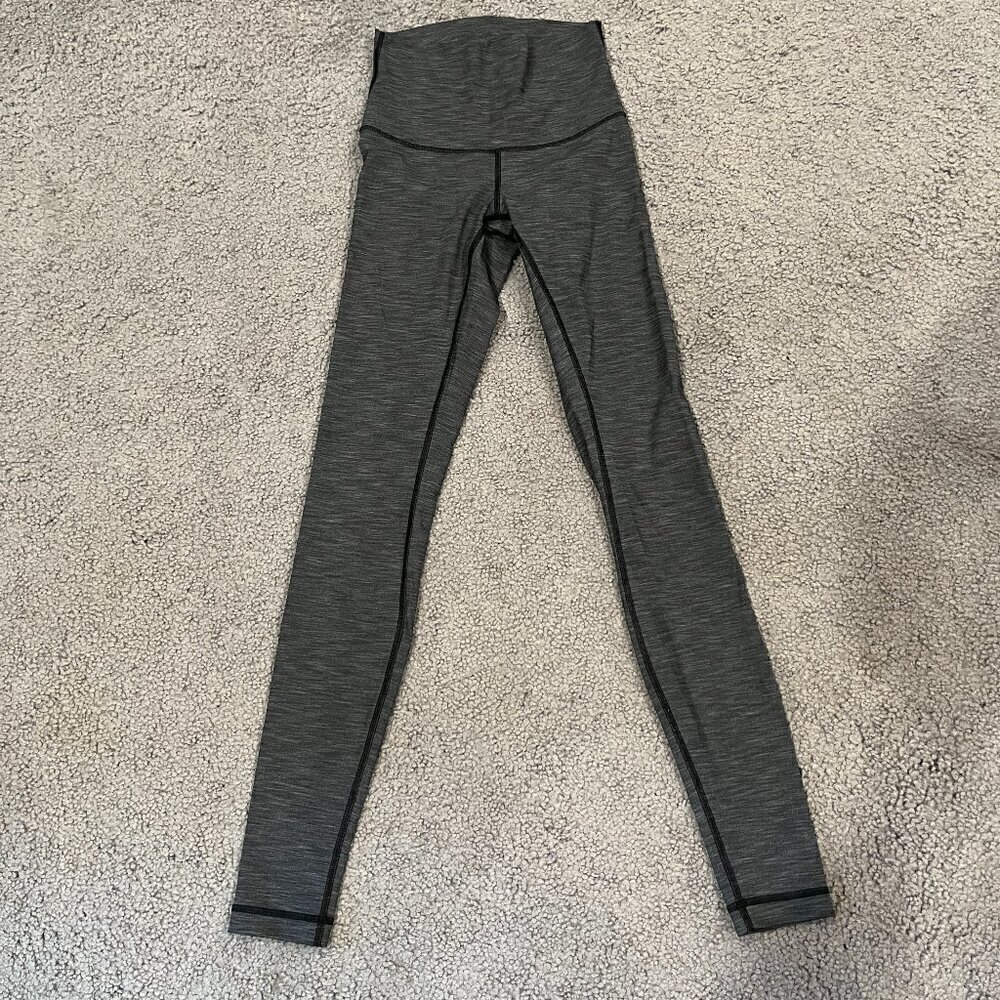 Lululemon NWOT T30416 Wunder Under High Rise Space Gray  size 4 - 31" Inseam